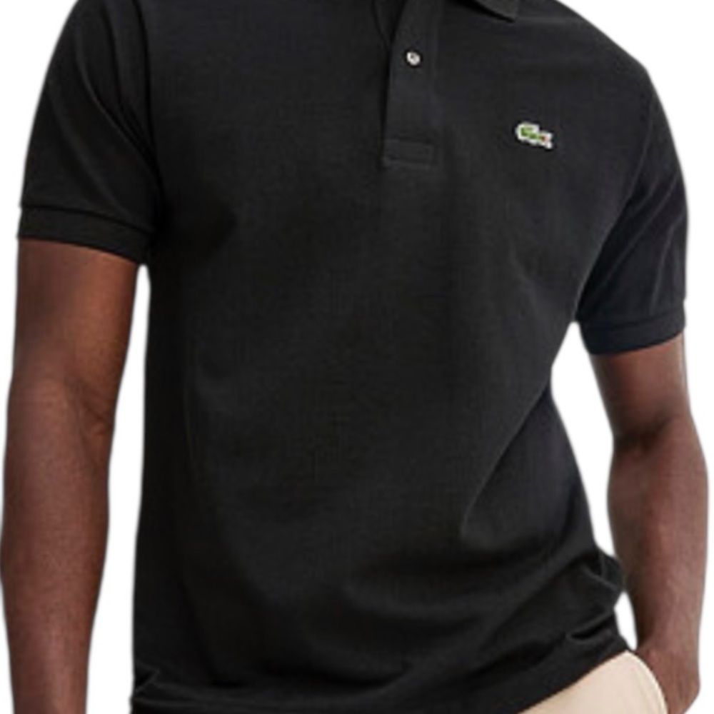 Lacoste Slim fit black polo